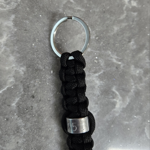 Authentic Ducks Unlimited Bird Band on Handmade Paracord Key Chain - Picture 5 of 8